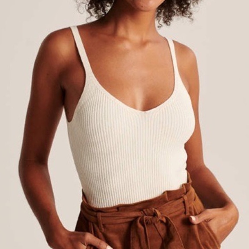 NWT Ribbed Tank Bodysuit